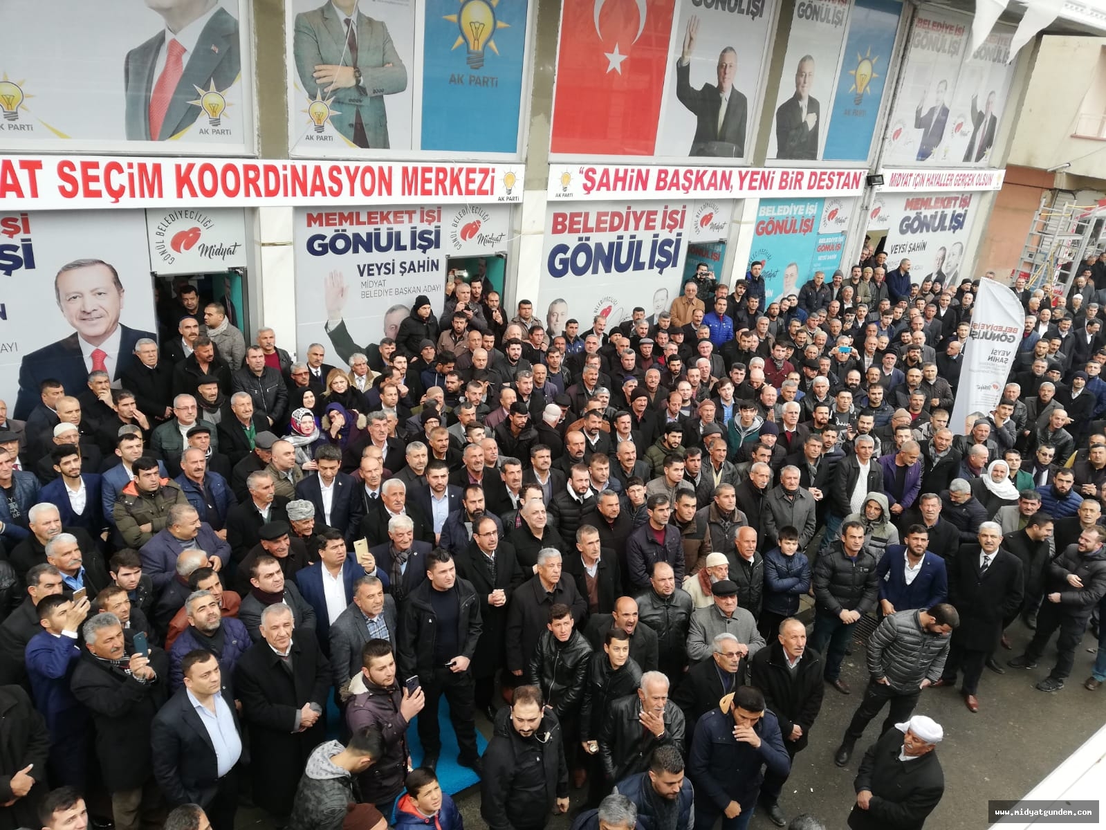 Midyat’ta  AK Parti  Seçim Koordinasyon Merkezleri  Açılışı