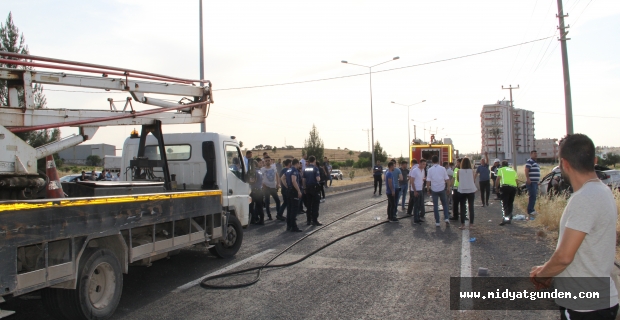 Midyat'ta trafik kazasın'da 6 kişi yarlandı