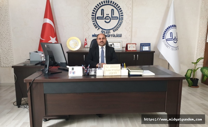 Midyat İlçe Müftüsü Dr. Mehmet Tahir Pekim'in veda mesajı yayınladı