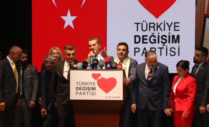 TDP Genel Başkanı Sarıgül, Şanlıurfa'da partisinin il kongresinde konuştu: