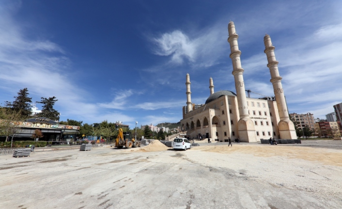 Mardin'de park yenileme çalışması