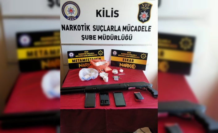 Kilis'te uyuşturucu operasyonunda 22 zanlı tutuklandı