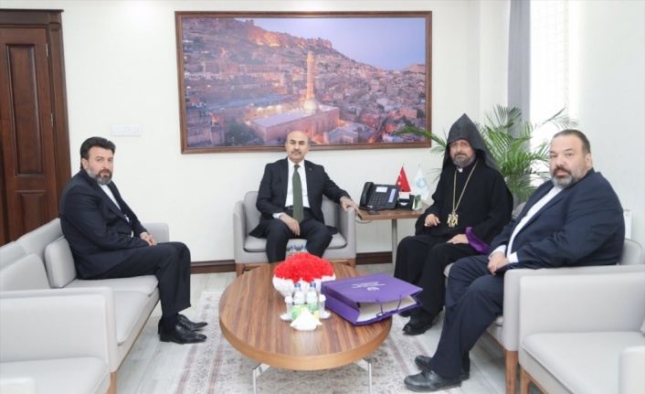 Türkiye Ermenileri Patriği Maşalyan, Mardin Valisi Demirtaş'ı ziyaret etti