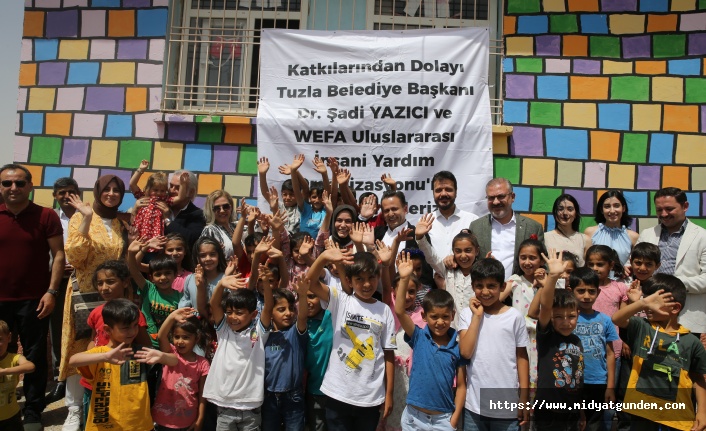 İstanbul Tuzla Belediyesi, Mardin'de okul onardı, öğrencilerin ihtiyaçlarını giderdi