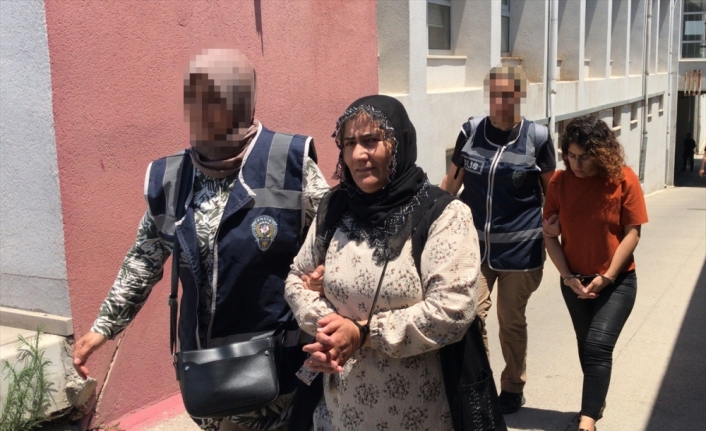Adana merkezli PKK/KCK operasyonunda yakalanan 37 zanlı adliyede