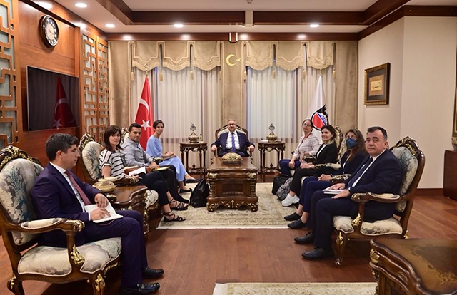 Diyarbakır Valisi Su'yu BM Özel Raportörü Alsalem ziyaret etti