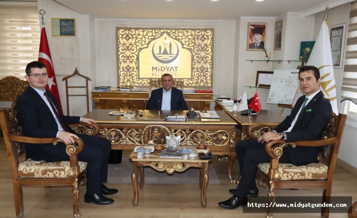 Midyat Belediye Başkanı Veysi Şahin'e ziyaret