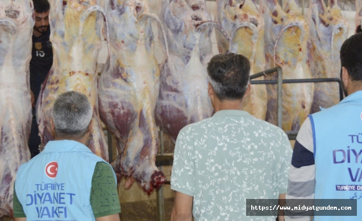TDV, Mardin'de 1200 aileye kurban eti ulaştırılacak