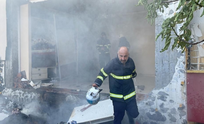 Adıyaman'da evindeki tüp patlayan yaşlı kadın yaralandı