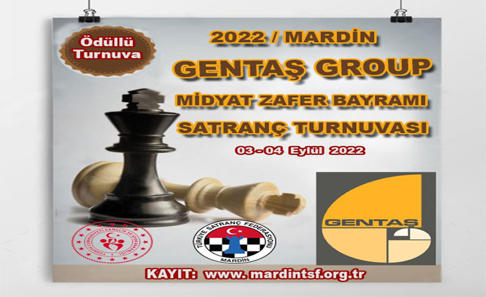 Midyat’ta, 30 Ağustos Zafer Bayramı Ödüllü Satranç Turnuvası düzenlenecek