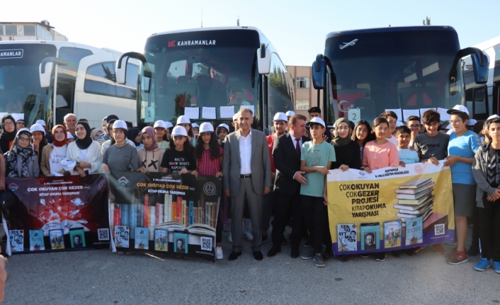 Adıyaman'da kitap okuma yarışmasında dereceye giren 200 öğrenci İstanbul'u gezecek