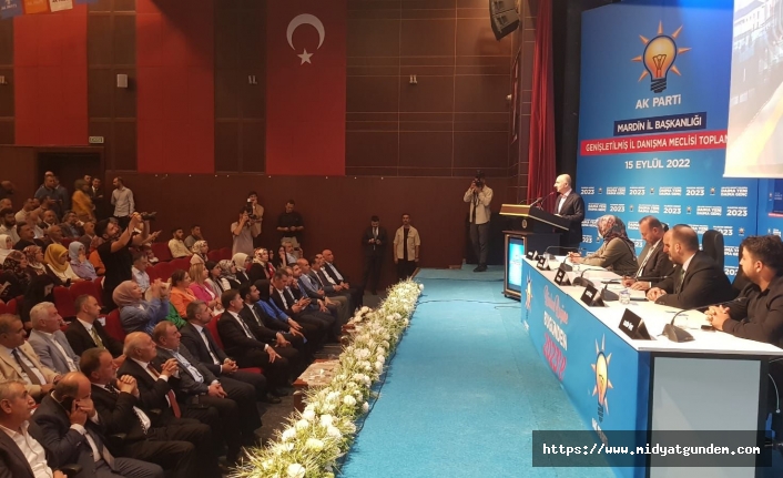 Bakan Karaismailoğlu, AK Parti Mardin Genişletilmiş İl Danışma Meclisi Toplantısı'nda konuştu: