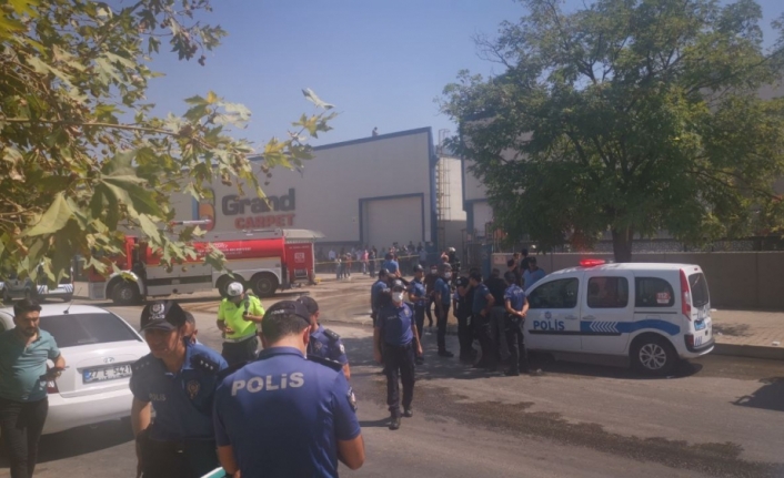 GÜNCELLEME - Gaziantep'te halı fabrikasında çıkan yangın kontrol altına alındı