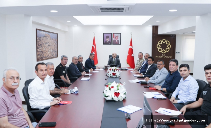 Mardin İl Spor Güvenlik Kurulu toplantısı yapıldı