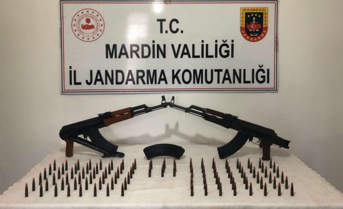 Mardin'de durdurulan araçta 2 uzun namlulu silah ve mühimmat ele geçirildi