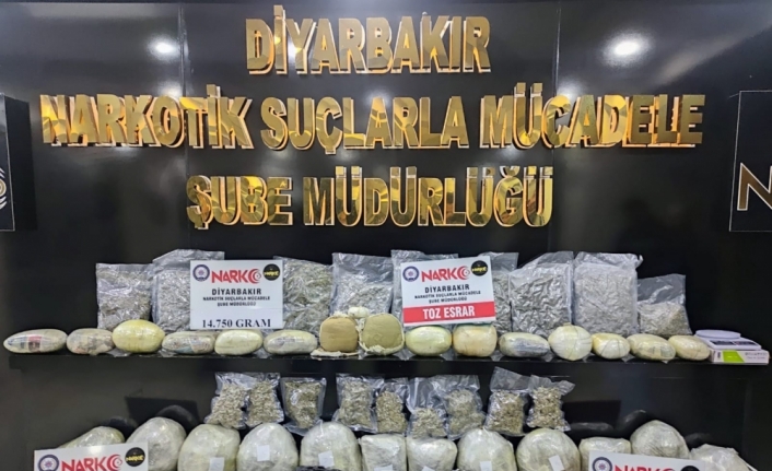 Diyarbakır'da uyuşturucu operasyonlarında 8 zanlı tutuklandı