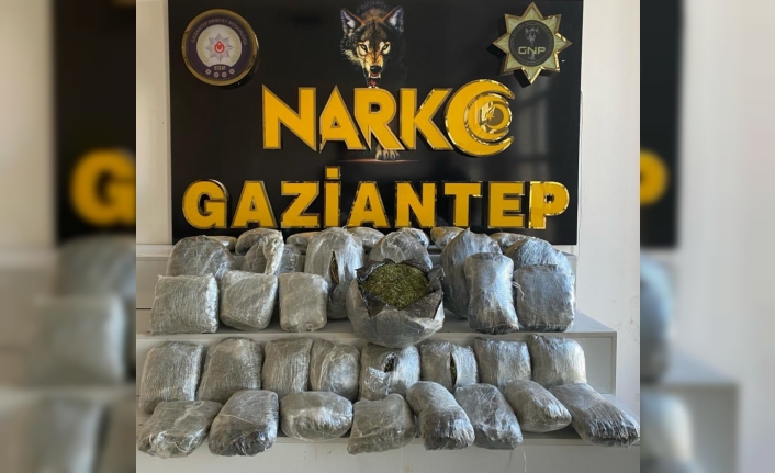 Gaziantep'te 33 kilo 200 gram uyuşturucu ele geçirildi