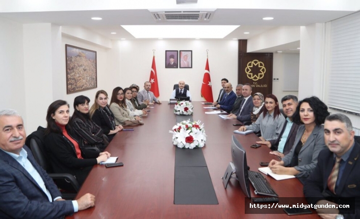 Mardin Valisi Demirtaş, kooperatif temsilcileriyle bir araya geldi