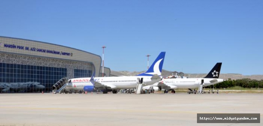 Mardin'de Ağustos ayında uçan yolcu sayısı belli oldu